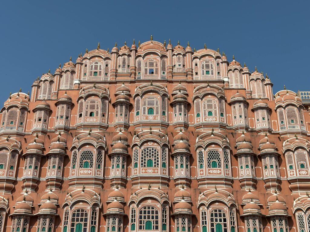 Hawa Mahal Architectural Facade in Jaipur, India